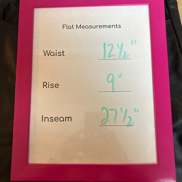 Free People Faux Leather Black Button/Zip Legging Size 25 - Picture 13 of 13